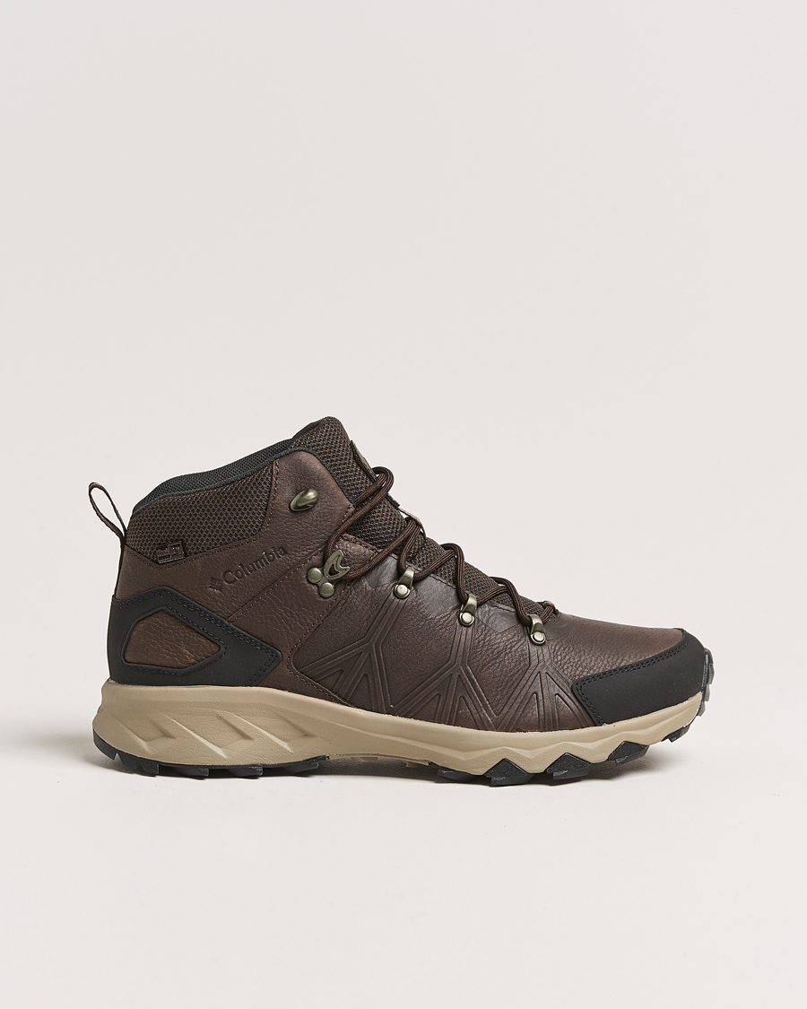Herr | Columbia Peakfreak Mid Outdry Leather Sneaker Cordovan | Columbia | Peakfreak Mid Outdry Leather Sneaker Cordovan