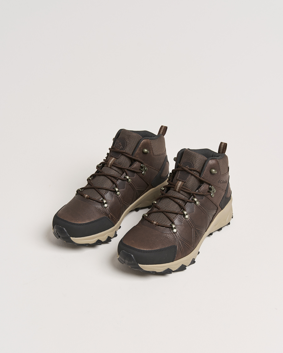 Herr | Columbia Peakfreak Mid Outdry Leather Sneaker Cordovan | Columbia | Peakfreak Mid Outdry Leather Sneaker Cordovan