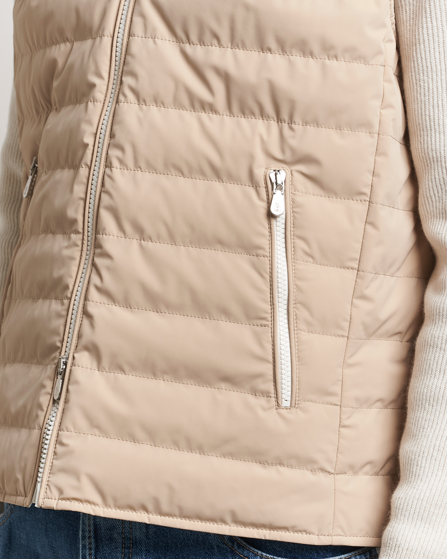 Herr | Jackor | Brunello Cucinelli | Nylon Gilet Sand