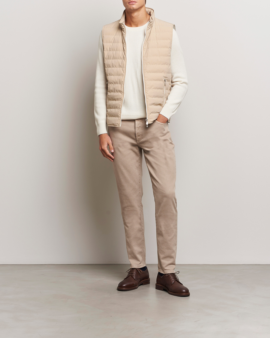 Herr | Byxor | Brunello Cucinelli | Traditional Fit 5-Pocket Pants Beige