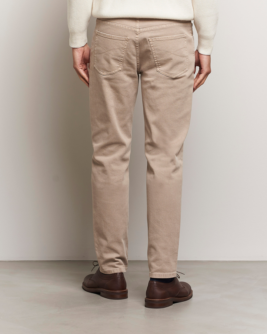Herr | Byxor | Brunello Cucinelli | Traditional Fit 5-Pocket Pants Beige