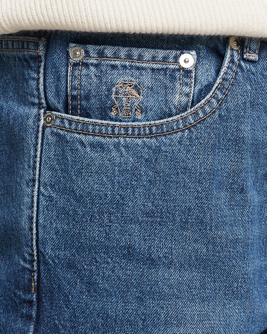 Herr | Jeans | Brunello Cucinelli | Traditional Fit Jeans Stone Wash