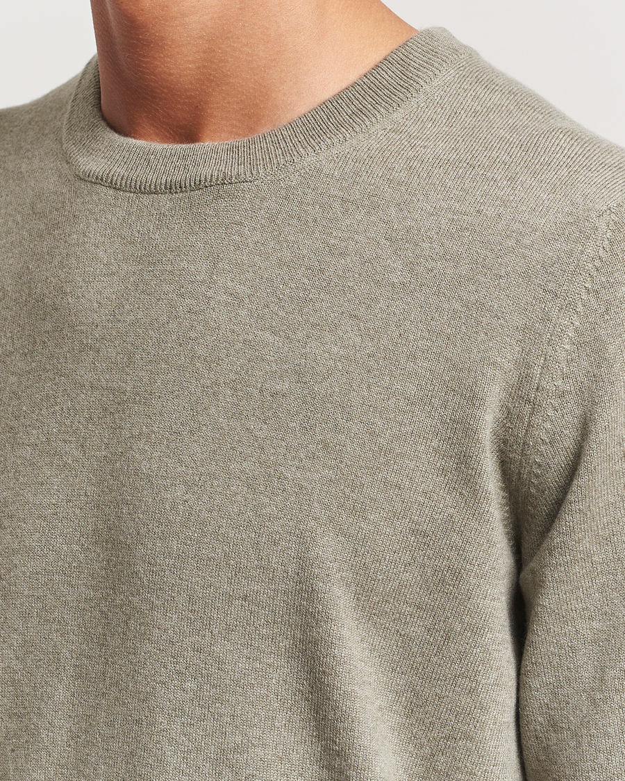 Herr | Tröjor | Brunello Cucinelli | 2 Ply Cashmere Pullover Olive