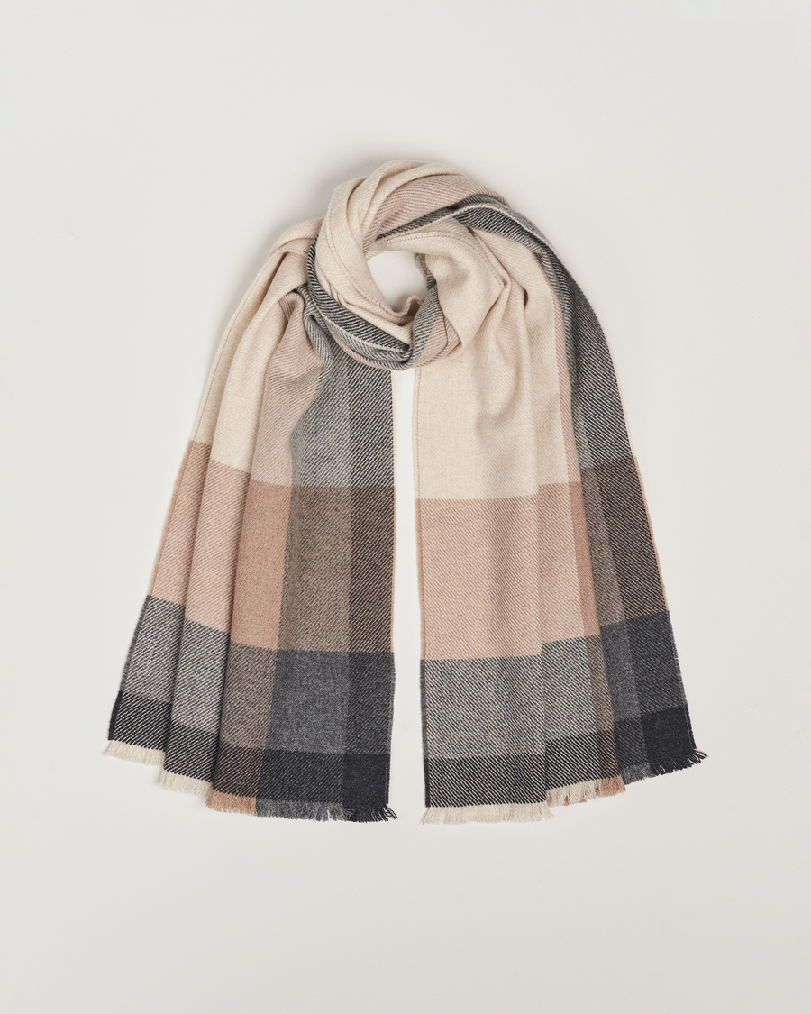 Herr | Brunello Cucinelli Wool/Cashmere Scarf Grey/Beige | Brunello Cucinelli | Wool/Cashmere Scarf Grey/Beige