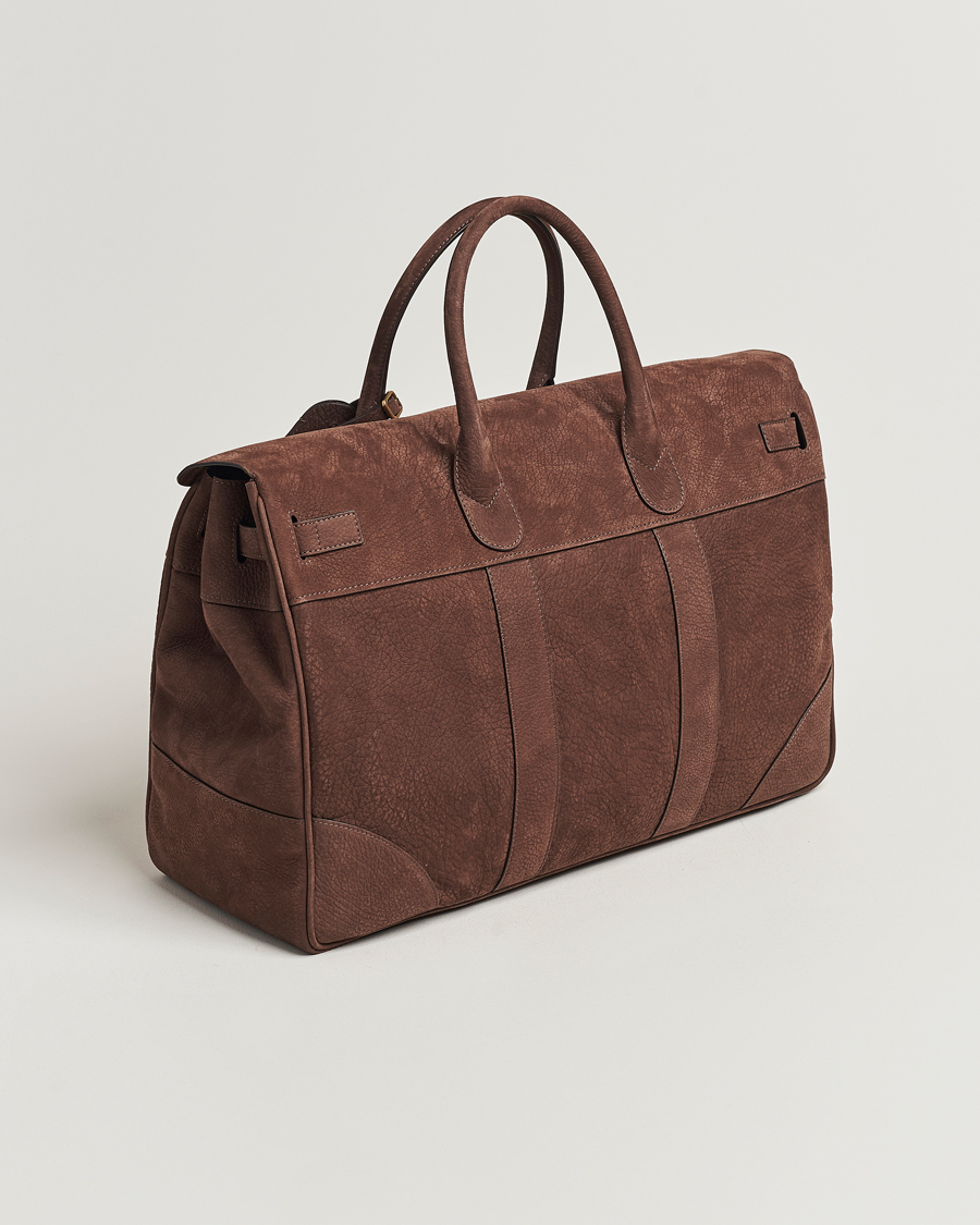 Herr | Brunello Cucinelli Grain Leather Holdall Dark Brown | Brunello Cucinelli | Grain Leather Holdall Dark Brown