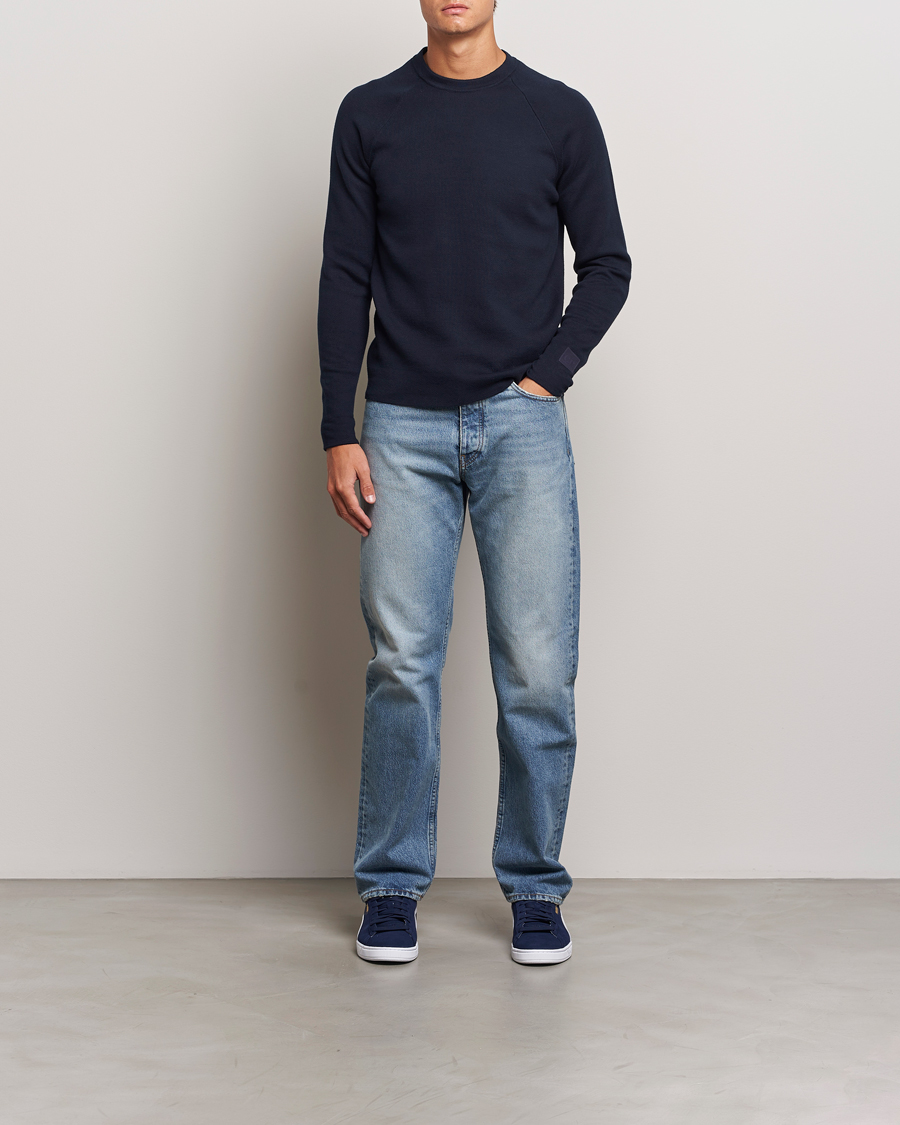 Herr | Tröjor | C.P. Company | Metropolis Cotton Crew Neck Navy