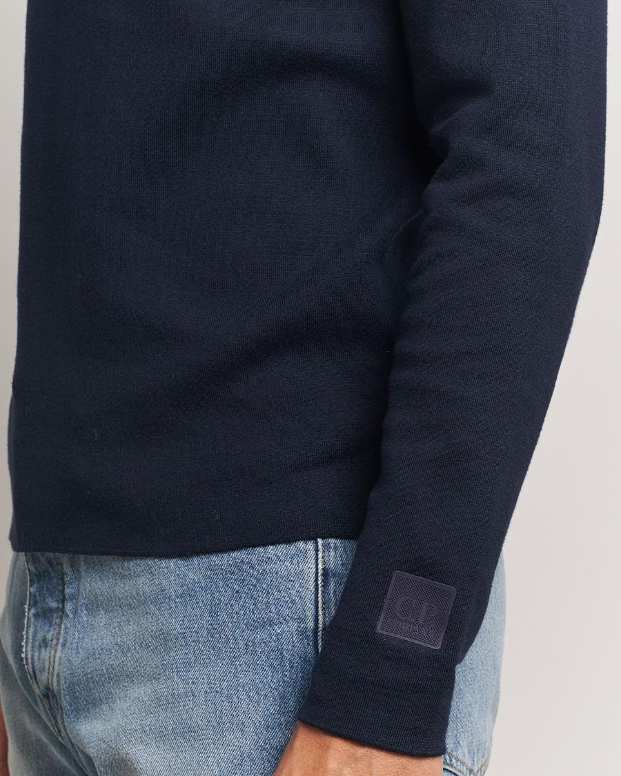 Herr | Tröjor | C.P. Company | Metropolis Cotton Crew Neck Navy
