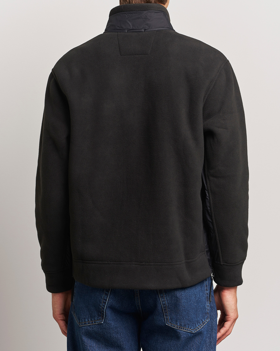 Herr | Tröjor | C.P. Company | Metropolis Polar Fleece Pertex Zip Black