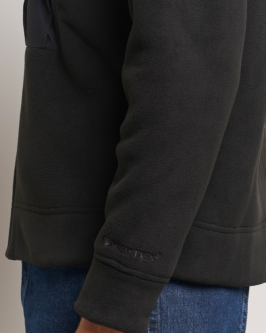 Herr | Tröjor | C.P. Company | Metropolis Polar Fleece Pertex Zip Black