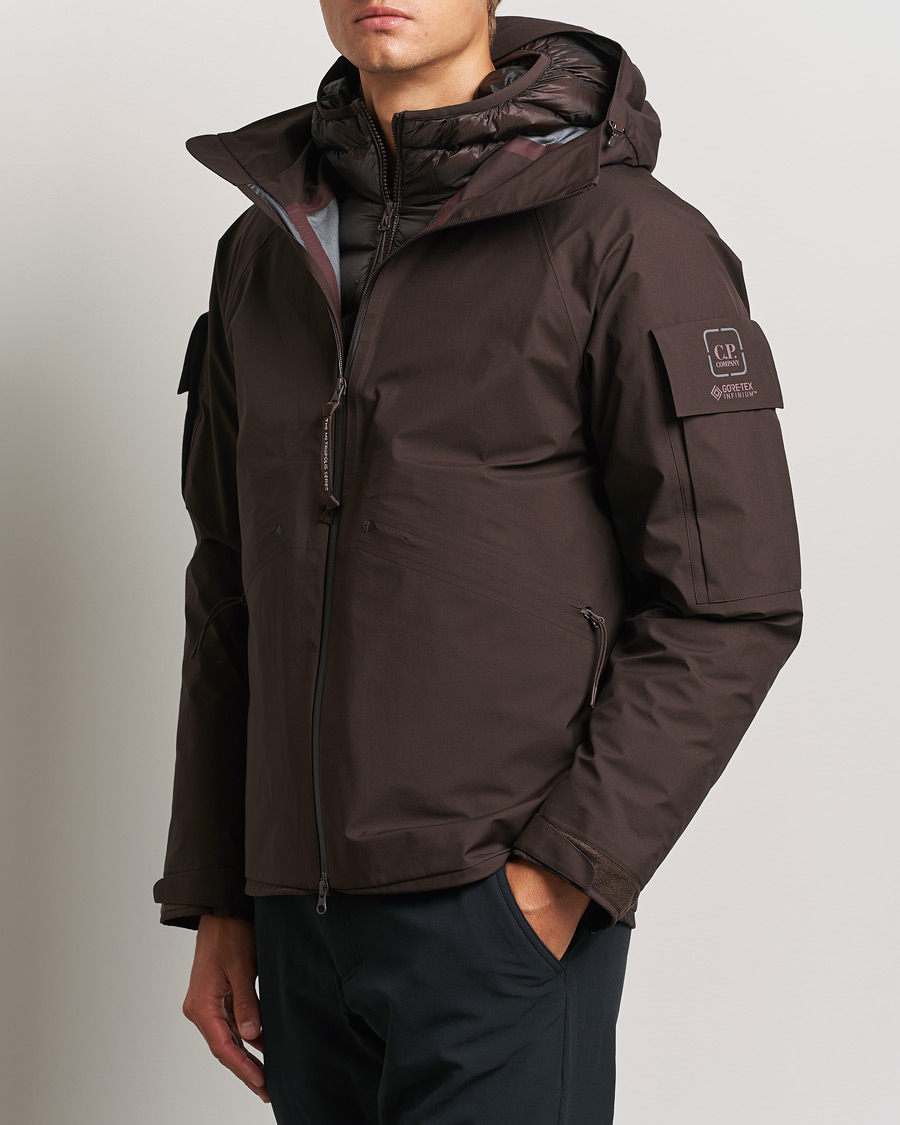 Herr | Jackor | C.P. Company | Metropolis Gore-Tex Padded 2 in 1 Jacket Brown