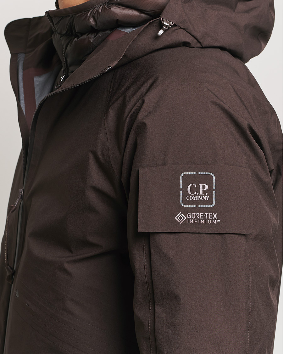Herr | Jackor | C.P. Company | Metropolis Gore-Tex Padded 2 in 1 Jacket Brown