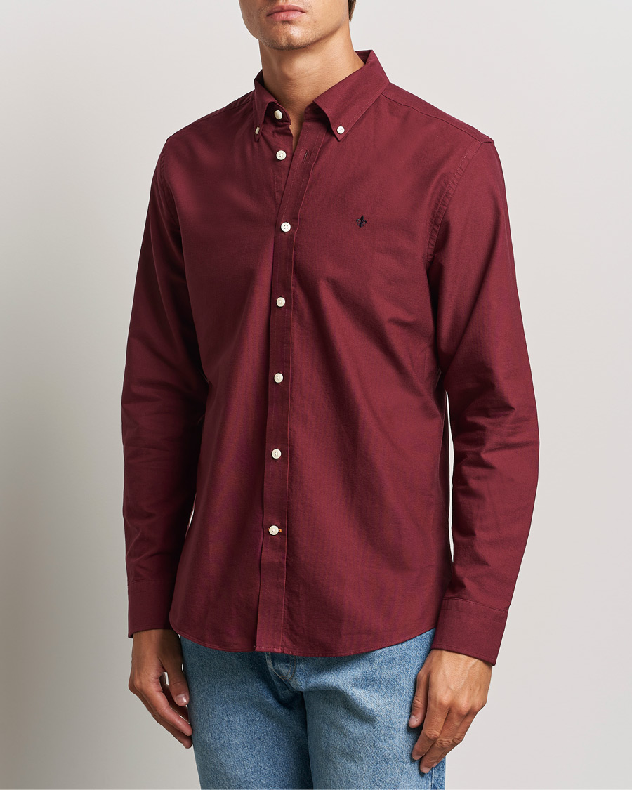 Herr | Skjortor | Morris | Douglas Oxford Shirt Wine Red