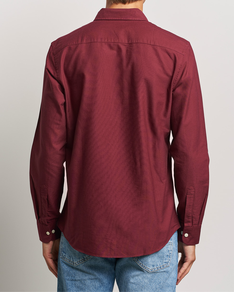 Herr | Skjortor | Morris | Douglas Oxford Shirt Wine Red
