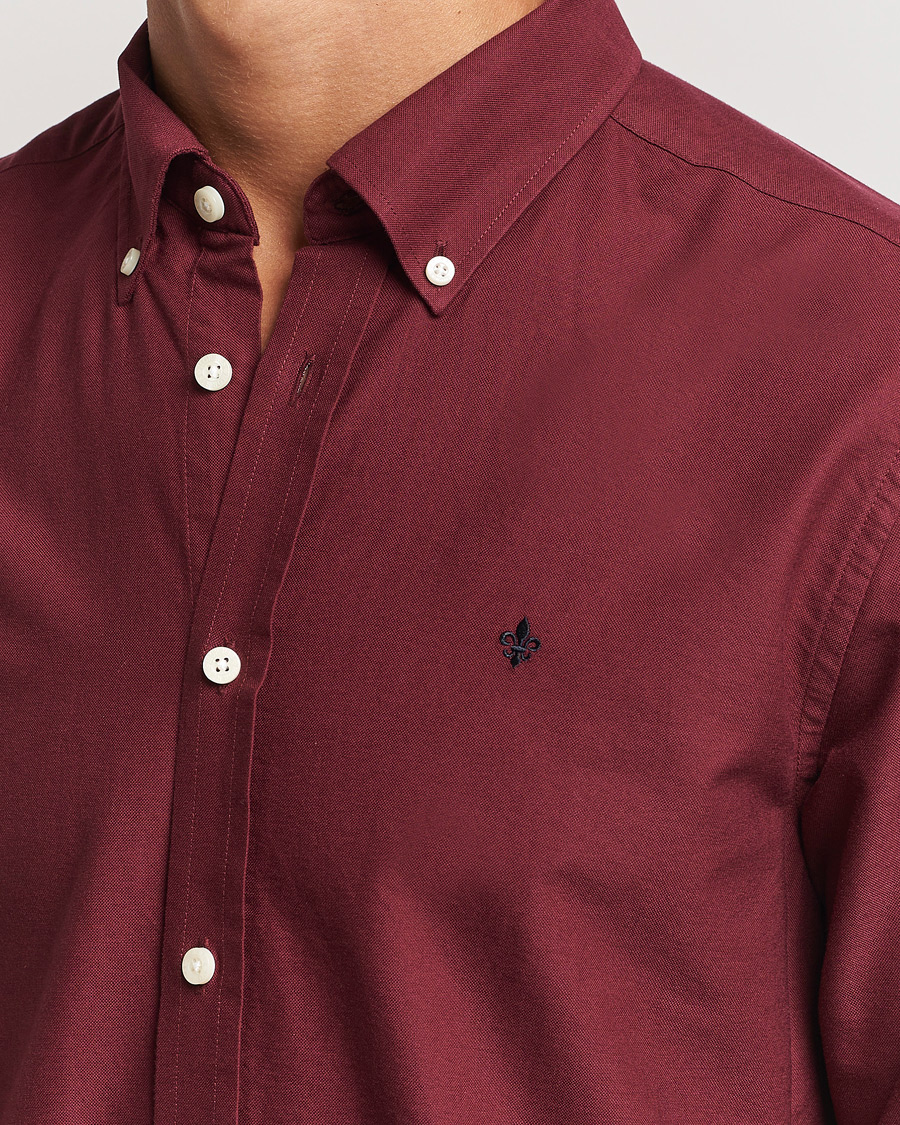 Herr | Skjortor | Morris | Douglas Oxford Shirt Wine Red