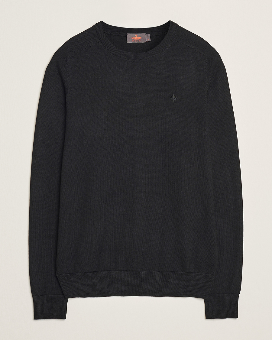 Herr | Tröjor | Morris | Merino O-Neck Black