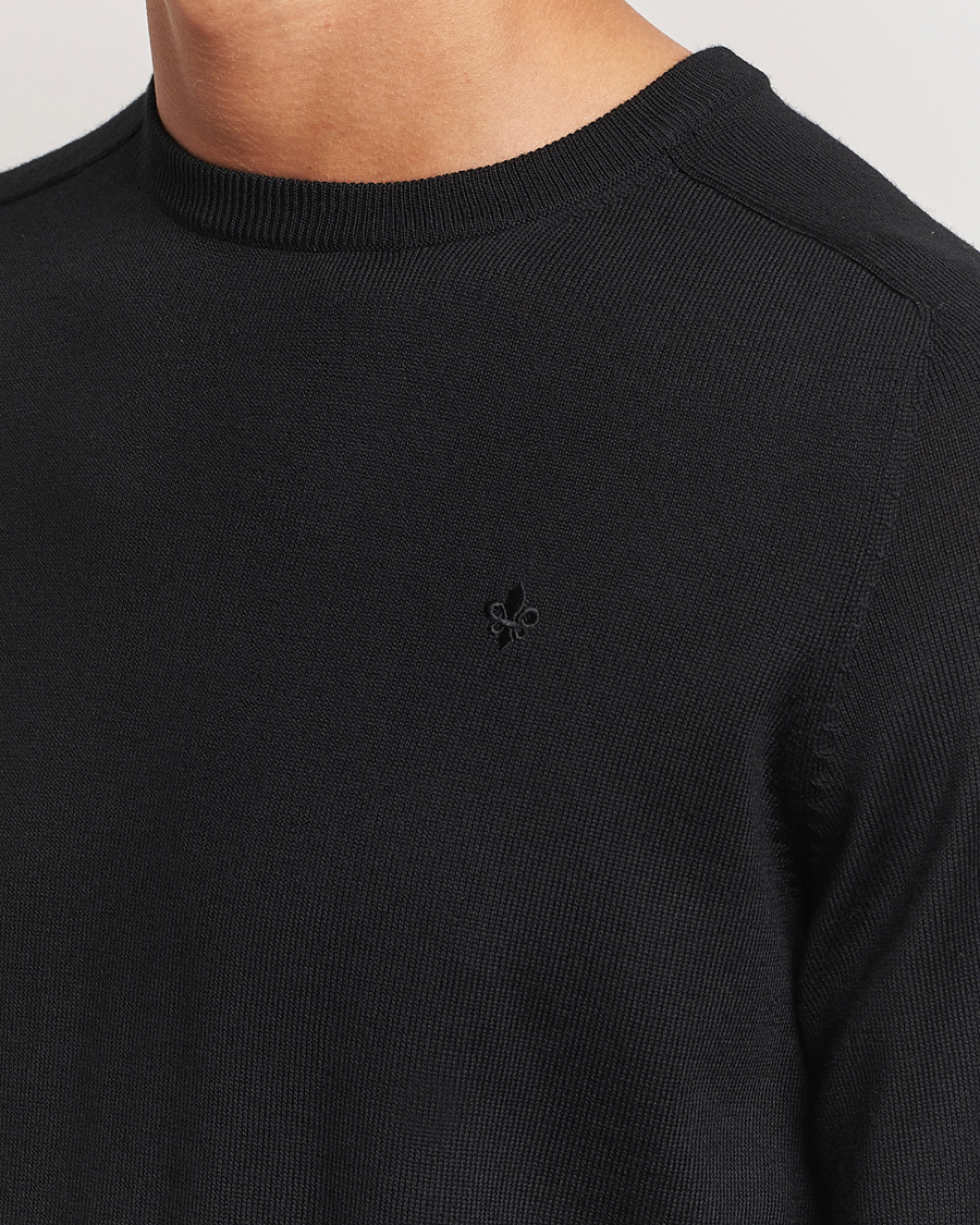 Herr | Tröjor | Morris | Merino O-neck Black