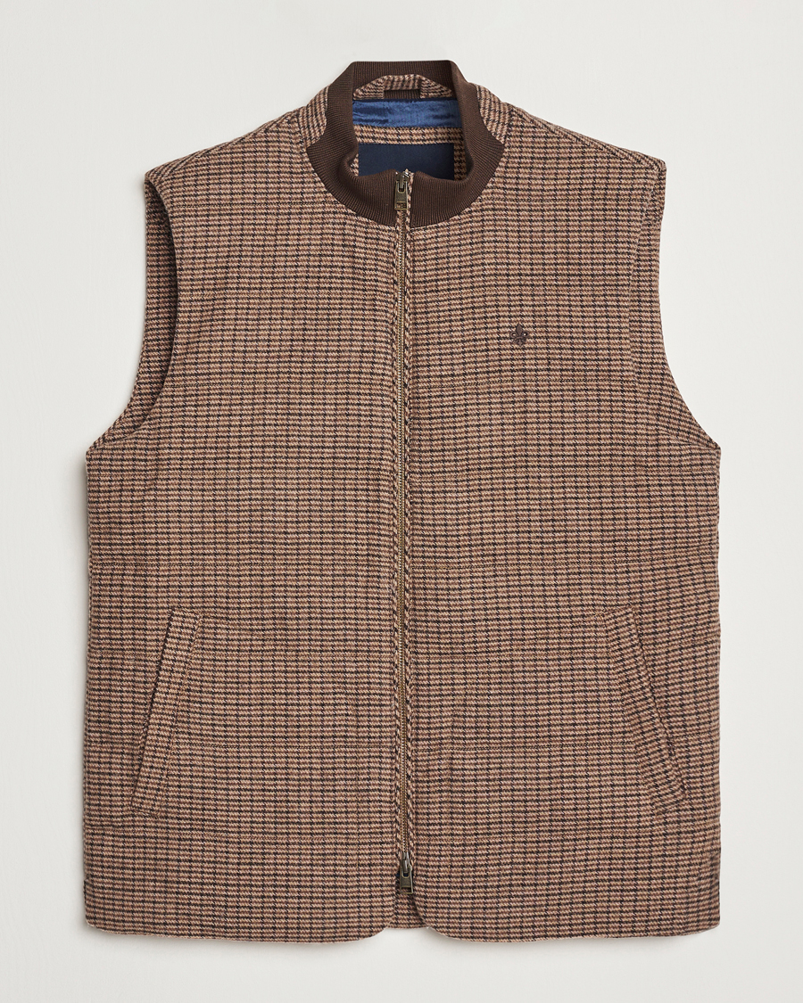 Herr | Jackor | Morris | Welch Wool Gilet Brown