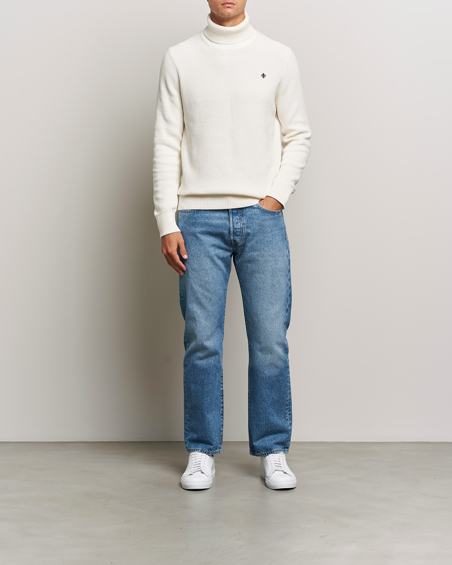 Herr | Tröjor | Morris | Bernard Cotton Rollneck White