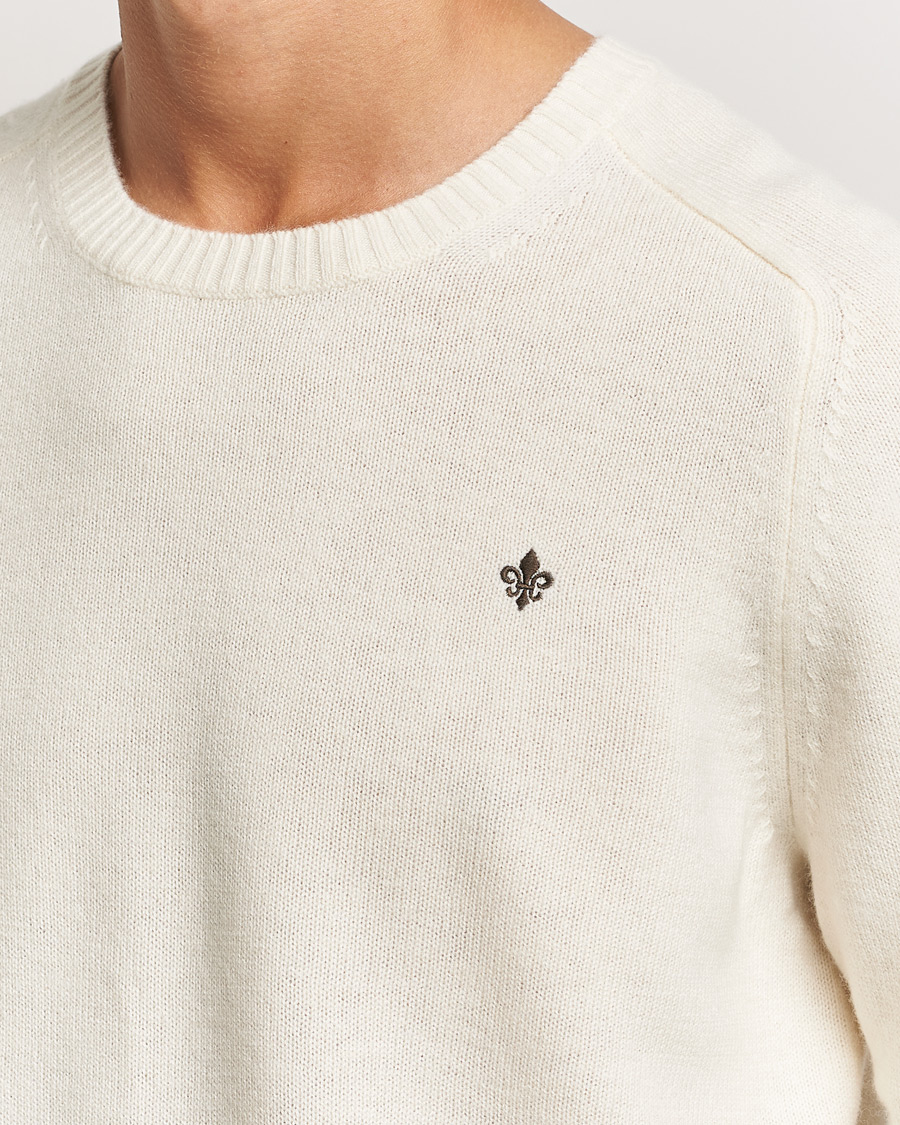 Herr | Tröjor | Morris | Hertford Merino Crew Neck Off White