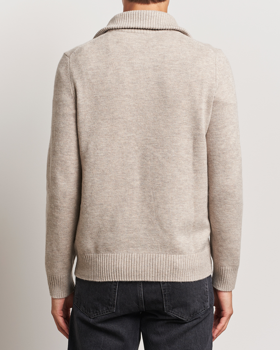 Herr | Tröjor | Morris | Hertford Merino Half Zip Khaki