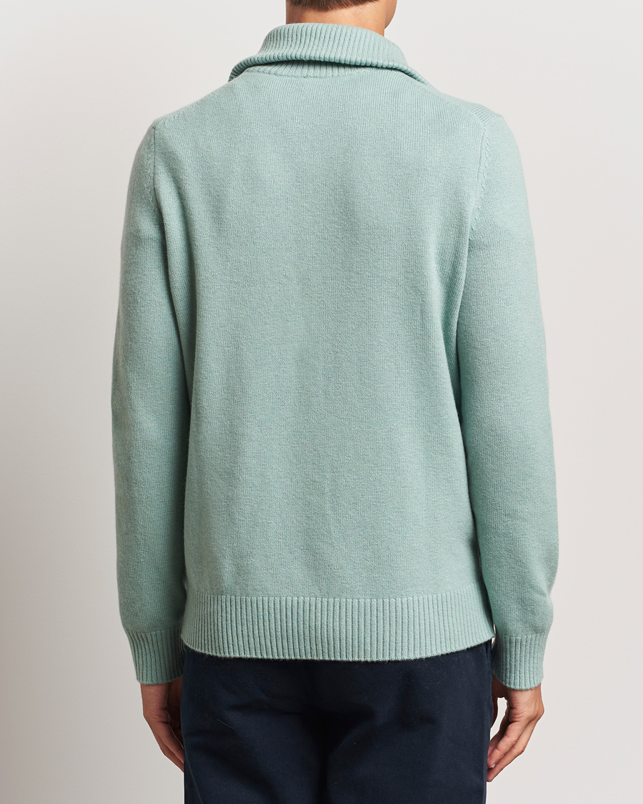 Herr | Tröjor | Morris | Hertford Merino Half Zip Green