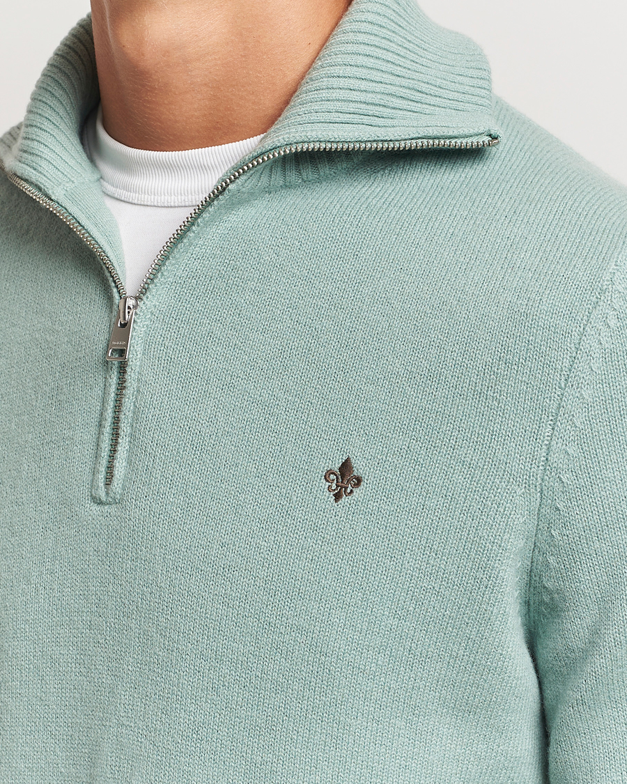 Herr | Tröjor | Morris | Hertford Merino Half Zip Green