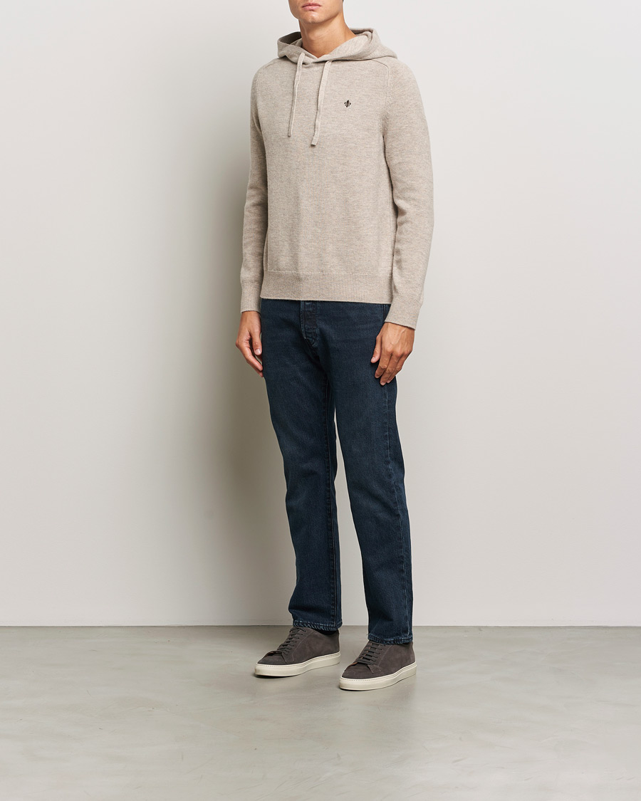 Herr | Tröjor | Morris | Hertford Merino Hoodie Khaki