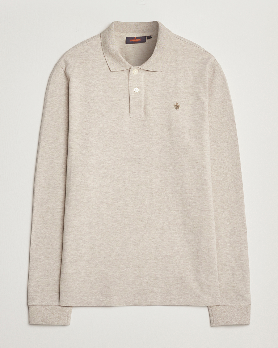 Herr | Tröjor | Morris | Camden Long Sleeve Polo Khaki
