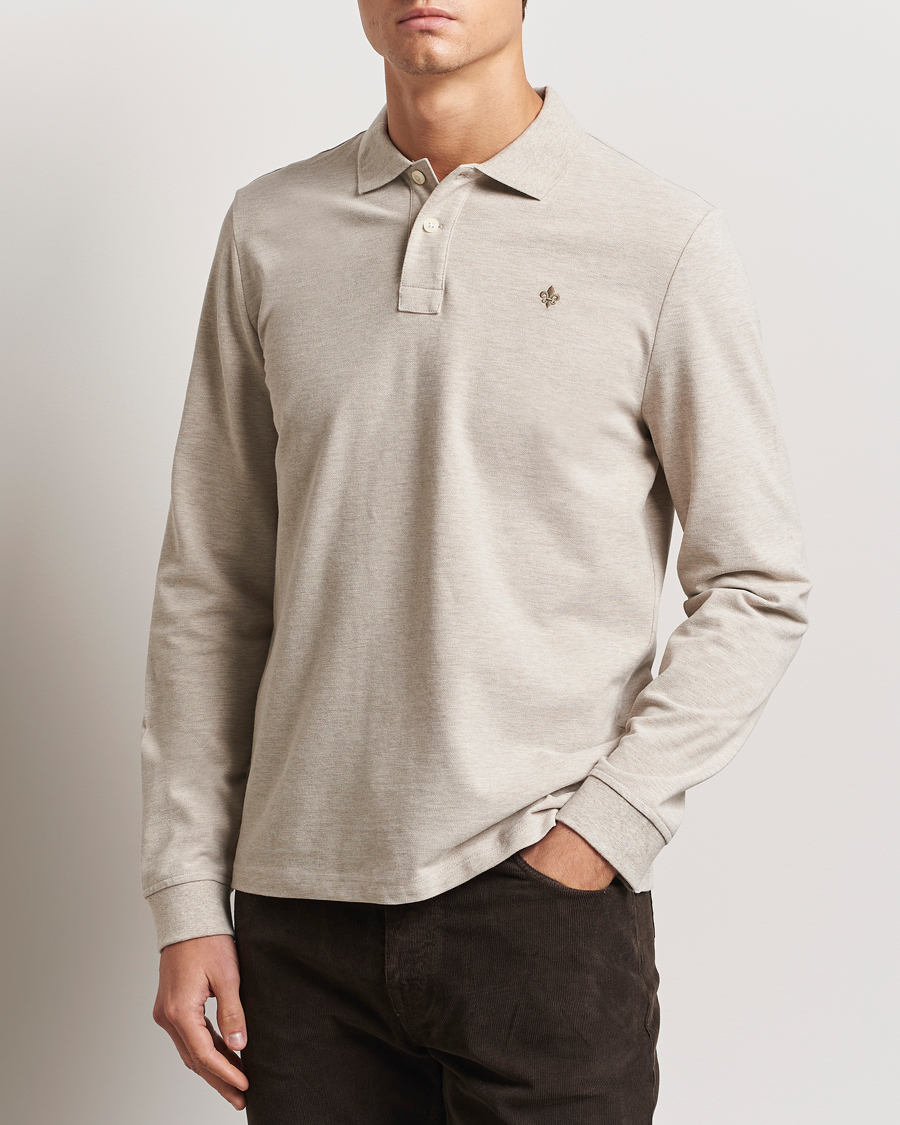 Herr | Tröjor | Morris | Camden Long Sleeve Polo Khaki