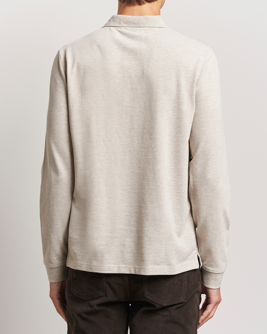 Herr | Tröjor | Morris | Camden Long Sleeve Polo Khaki
