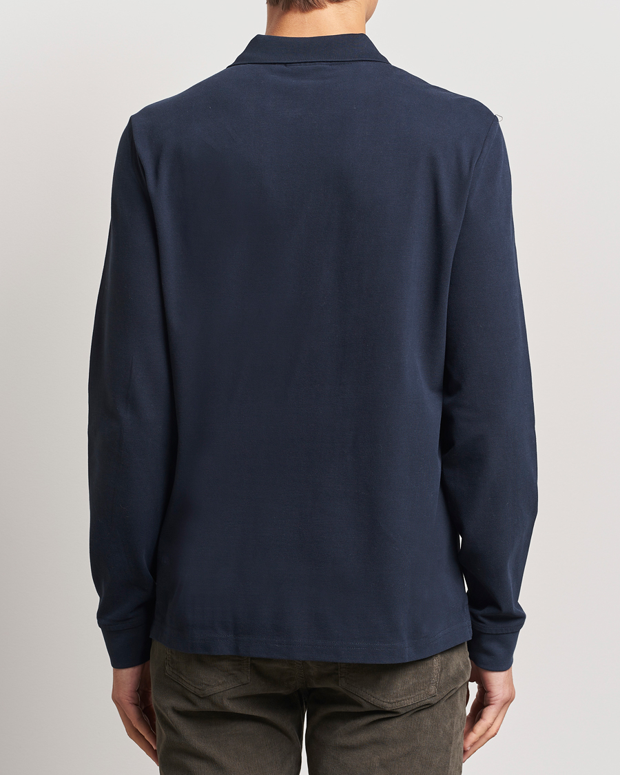 Herr | Tröjor | Morris | Camden Long Sleeve Polo Blue