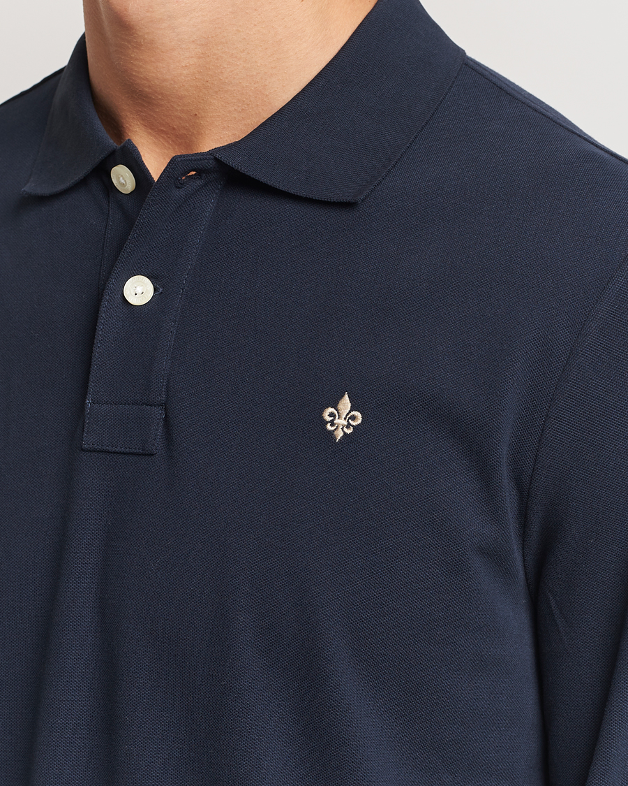Herr | Tröjor | Morris | Camden Long Sleeve Polo Blue