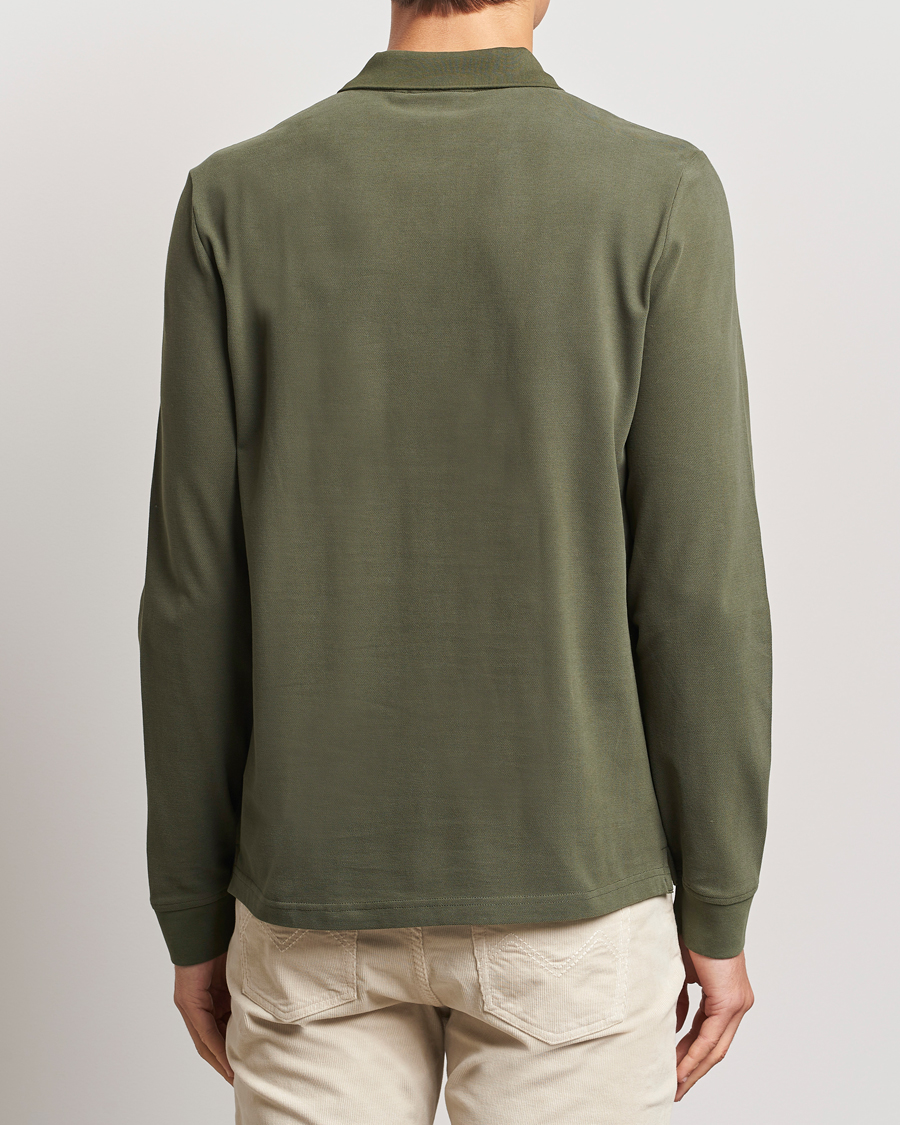 Herr | Tröjor | Morris | Camden Long Sleeve Polo Olive