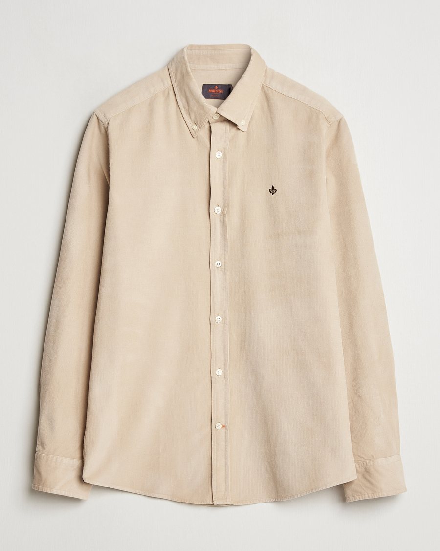 Herr | Skjortor | Morris | Douglas Corduroy Shirt Khaki