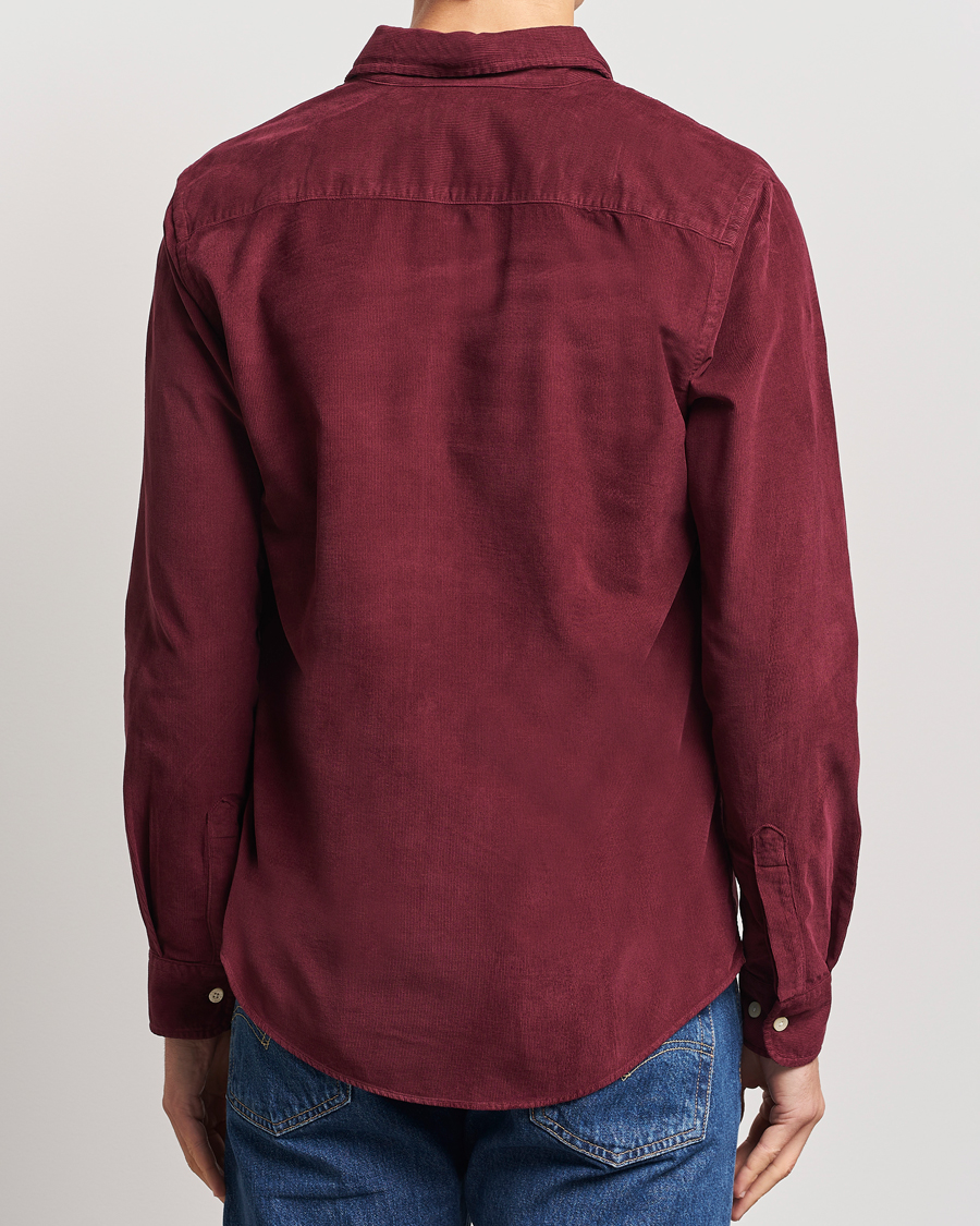 Herr | Skjortor | Morris | Douglas Corduroy Shirt Wine Red