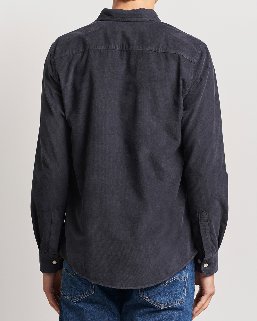 Herr | Skjortor | Morris | Douglas Corduroy Shirt Navy