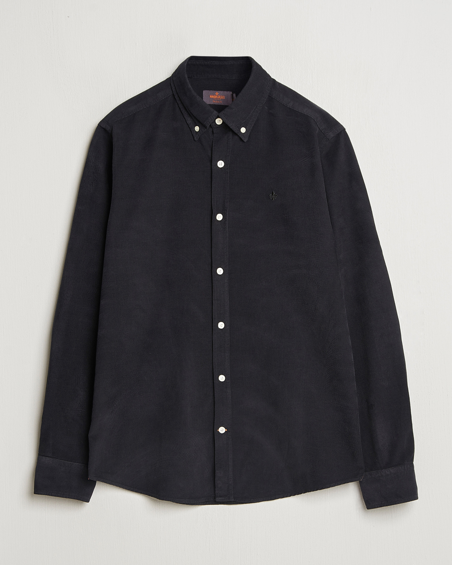 Herr | Skjortor | Morris | Douglas Corduroy Shirt Grey