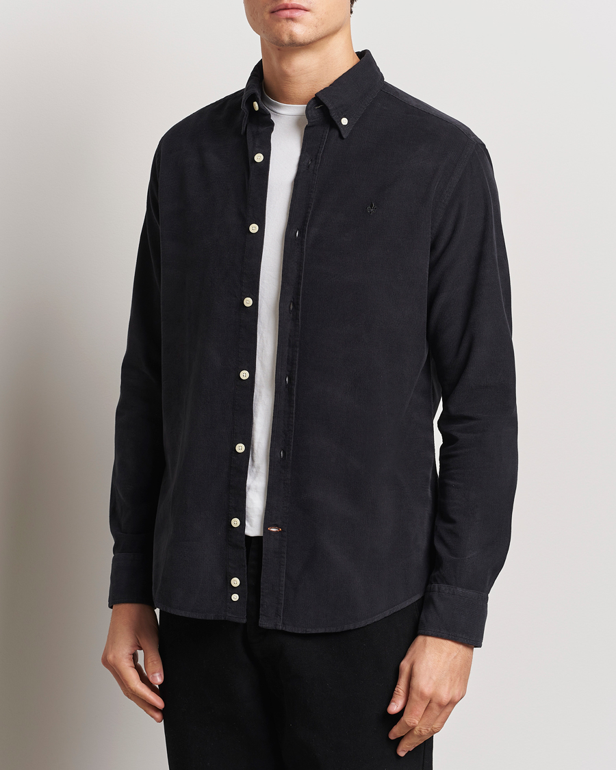Herr | Skjortor | Morris | Douglas Corduroy Shirt Grey