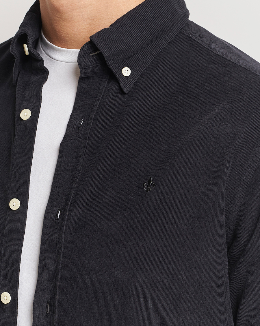 Herr | Skjortor | Morris | Douglas Corduroy Shirt Grey