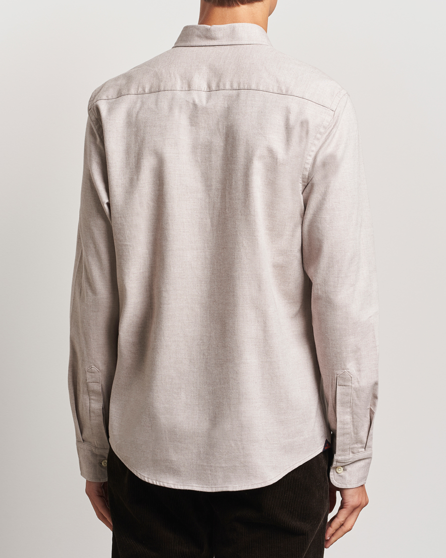 Herr | Skjortor | Morris | Watts Flannel Shirt Khaki