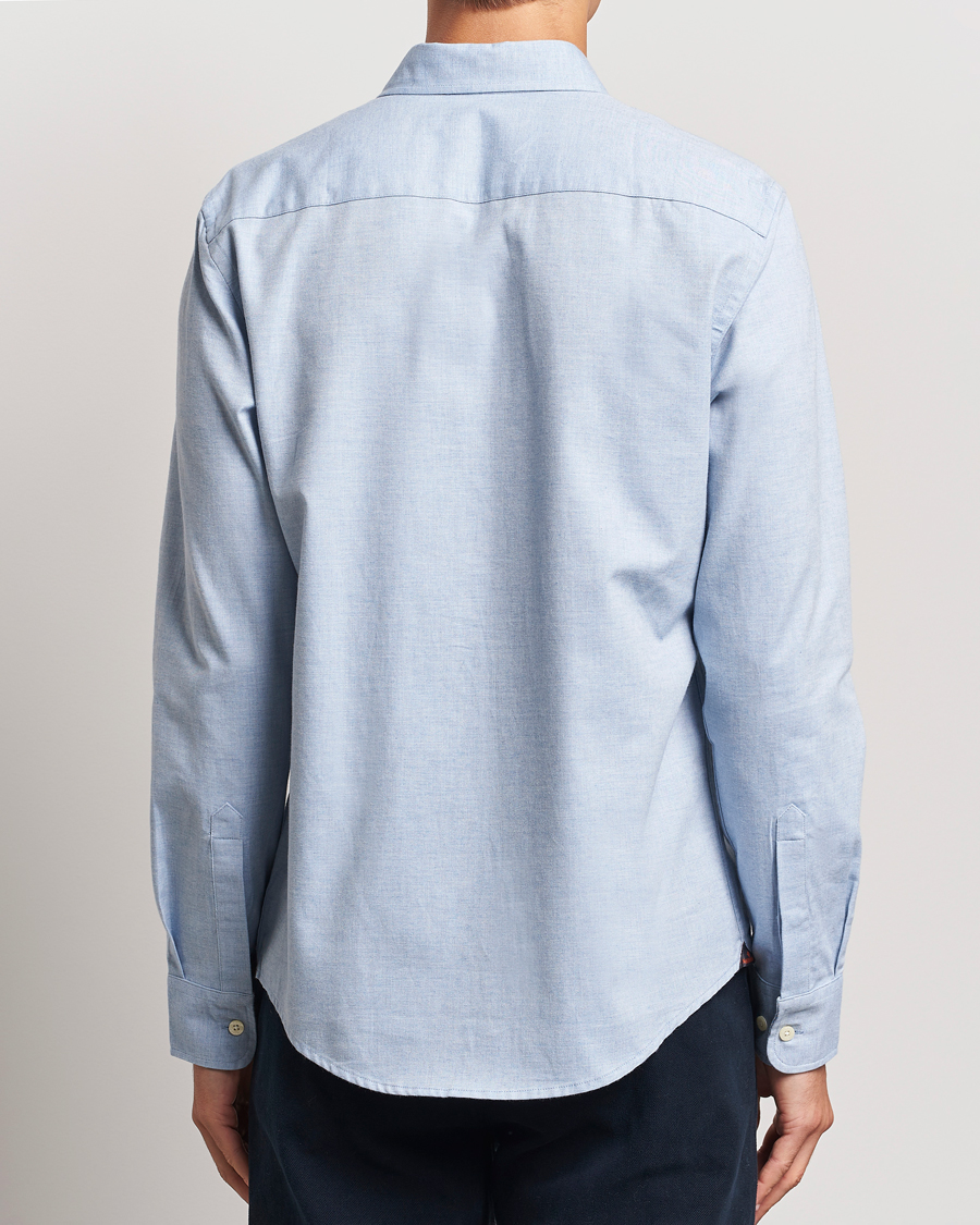 Herr | Skjortor | Morris | Watts Flannel Shirt Light Blue