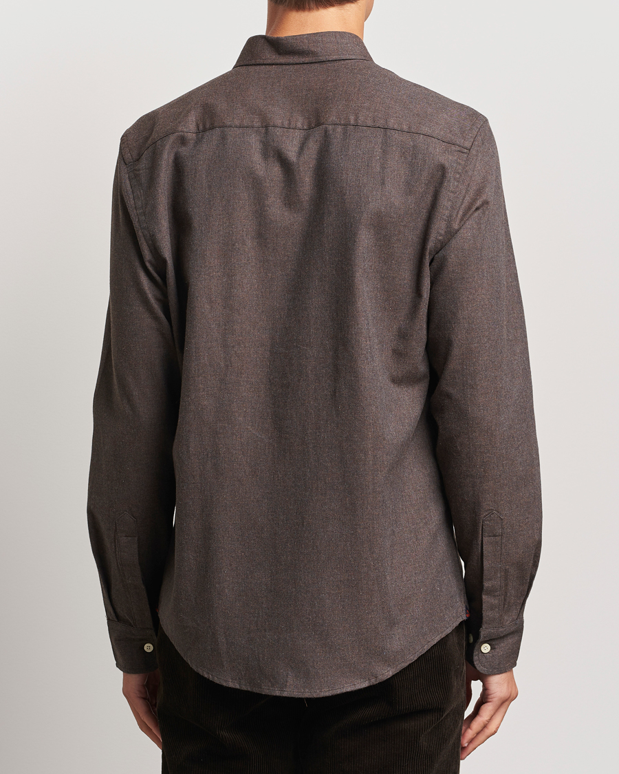 Herr | Skjortor | Morris | Watts Flannel Shirt Brown