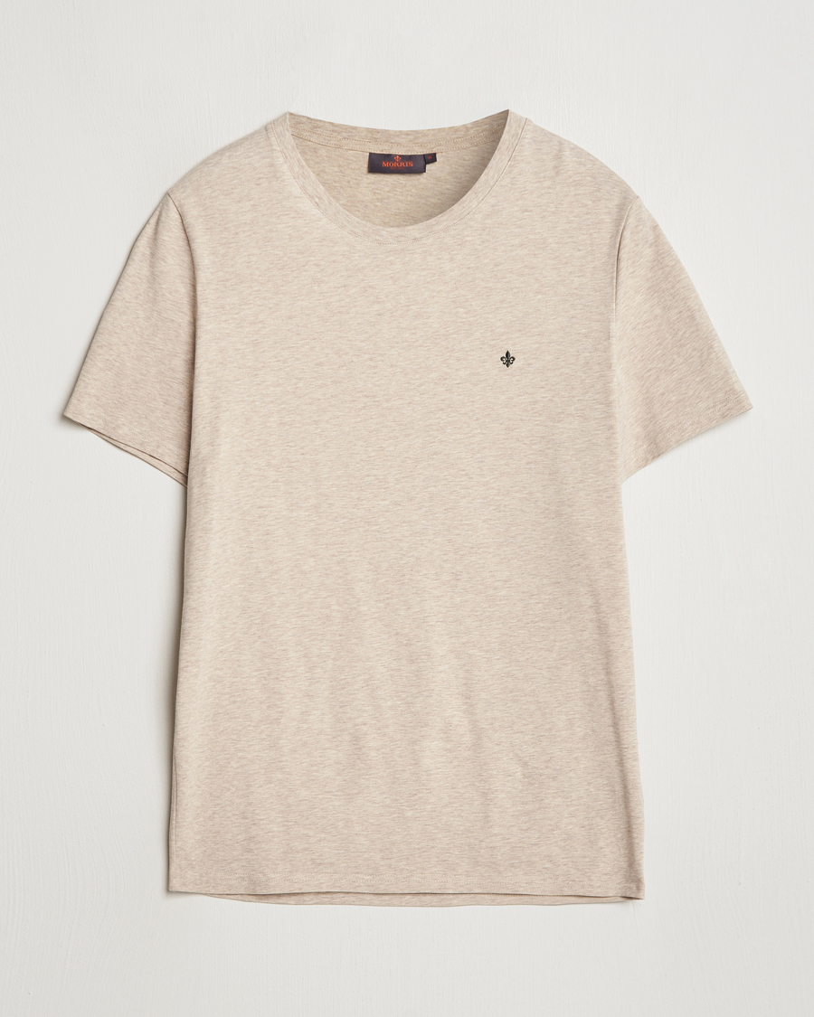 Herr | T-Shirts | Morris | James Crew Neck Tee Khaki