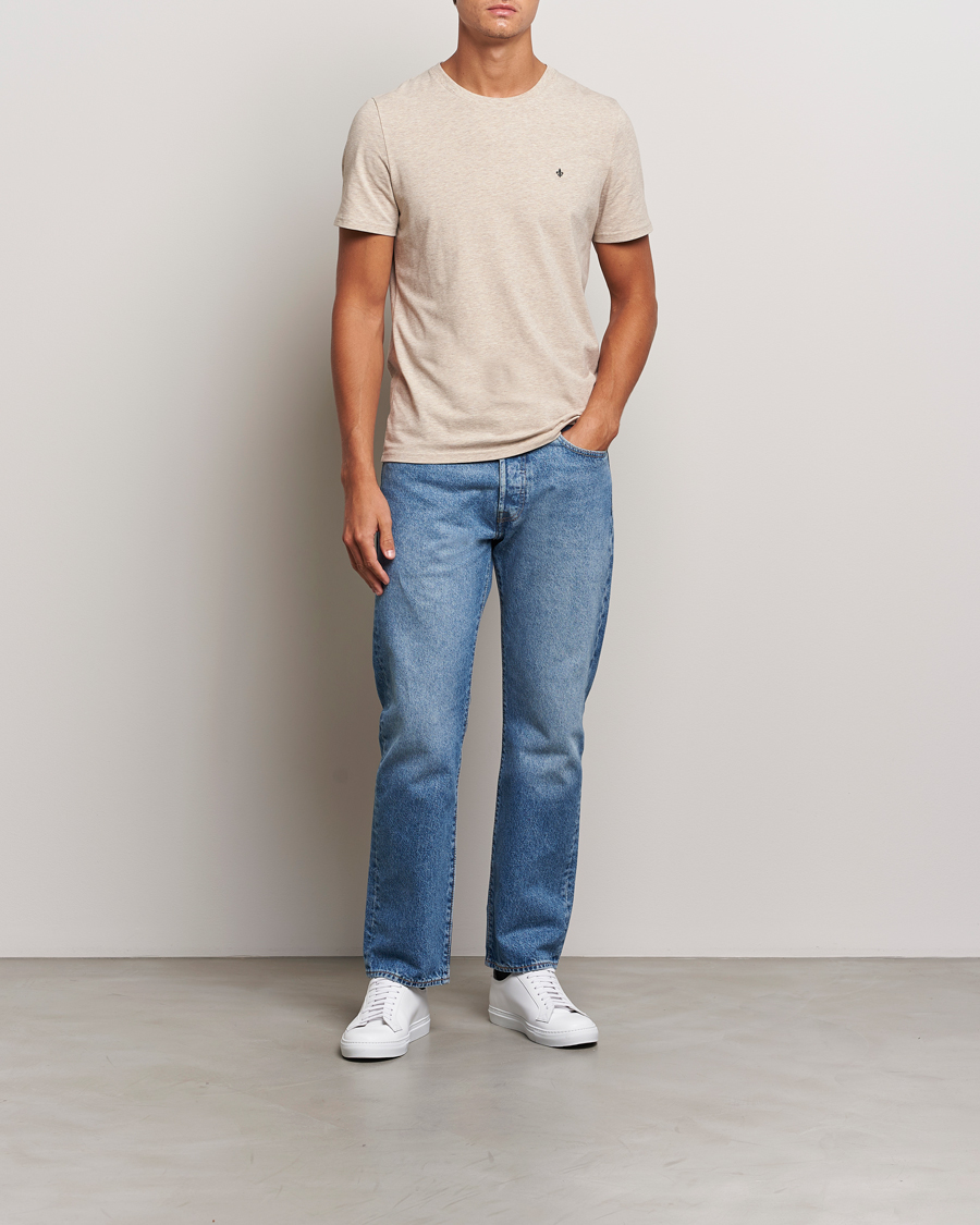 Herr | T-Shirts | Morris | James Crew Neck Tee Khaki