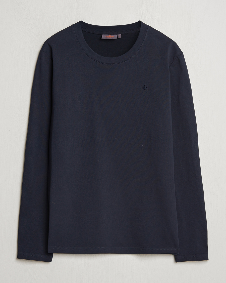 Herr | T-Shirts | Morris | Watson Long Sleeve Tee Old Blue