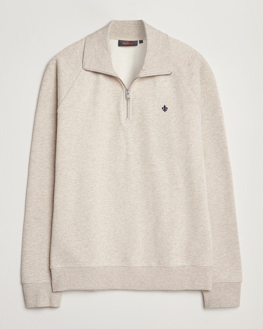 Herr | Tröjor | Morris | Maryon Half Zip Sweatshirt Khaki