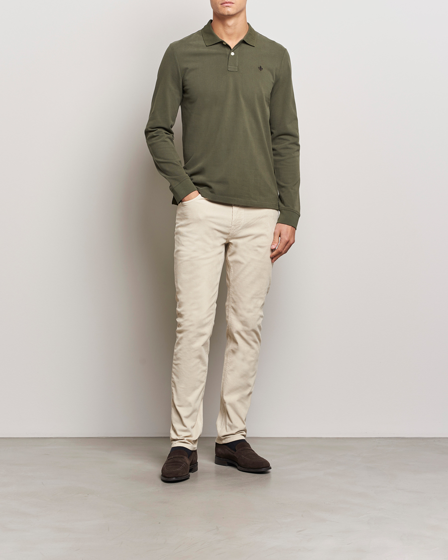 Herr | Byxor | Morris | James Corduroy 5-Pocket Pant Off White