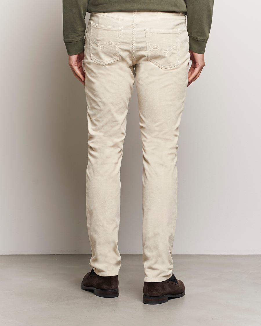Herr | Byxor | Morris | James Corduroy 5-Pocket Pant Off White