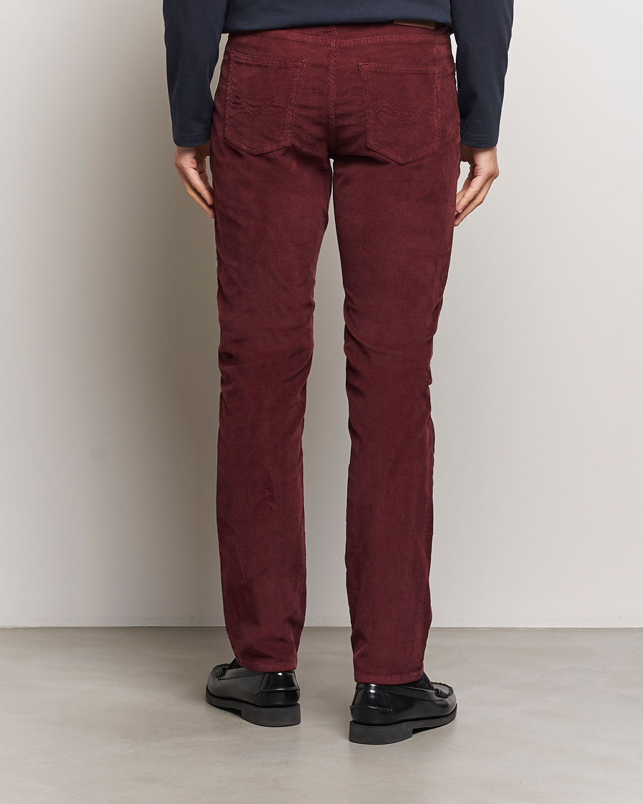 Herr | Byxor | Morris | James Corduroy 5-Pocket Pant Wine Red