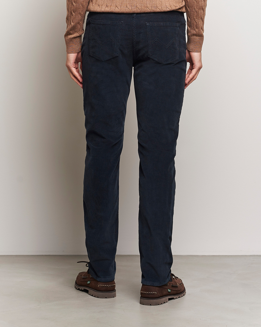 Herr | Byxor | Morris | James Corduroy 5-Pocket Pant Navy
